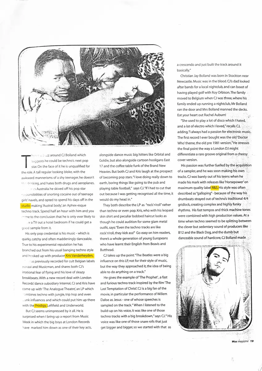 — Wax · Vol. 1 Issue 6, September 1996