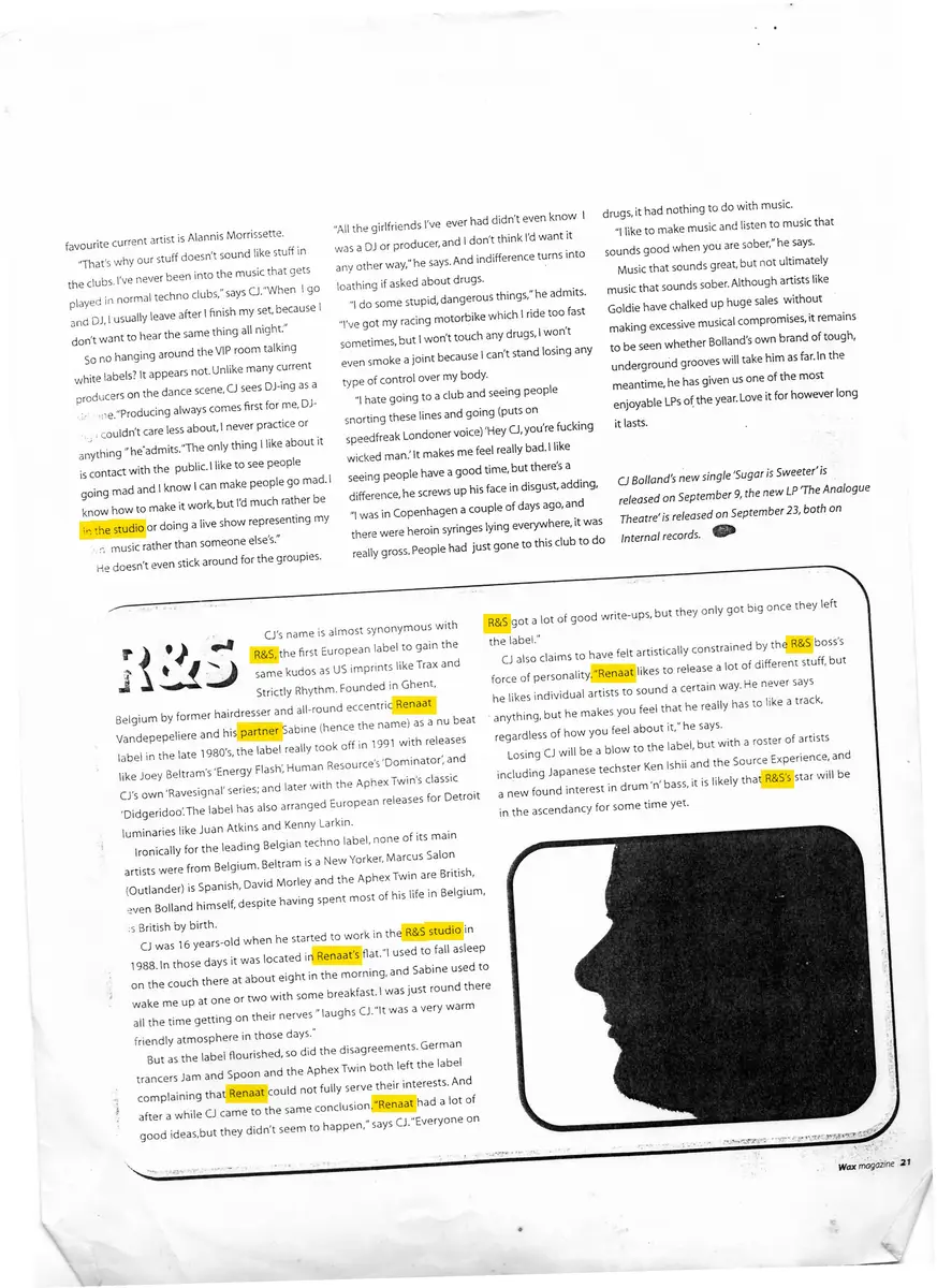 — Wax · Vol. 1 Issue 6, September 1996