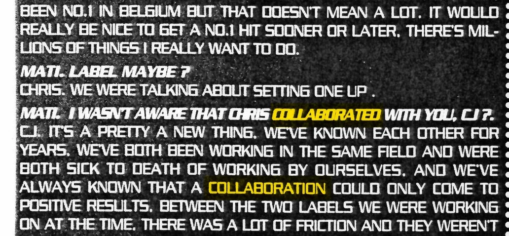 We’ve both been working in the same field and were both sick to death of working by ourselves.