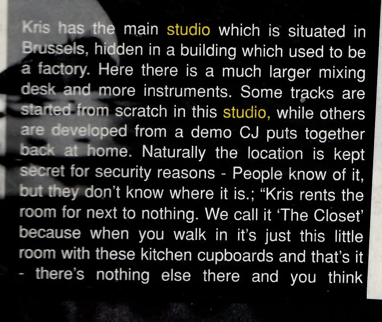 Kris rents the room for next to nothing. We call it ‘The Closet’.